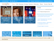 Tablet Screenshot of marketing4results.de